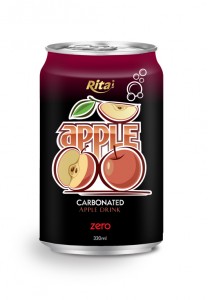 330ml carbonated apple drink